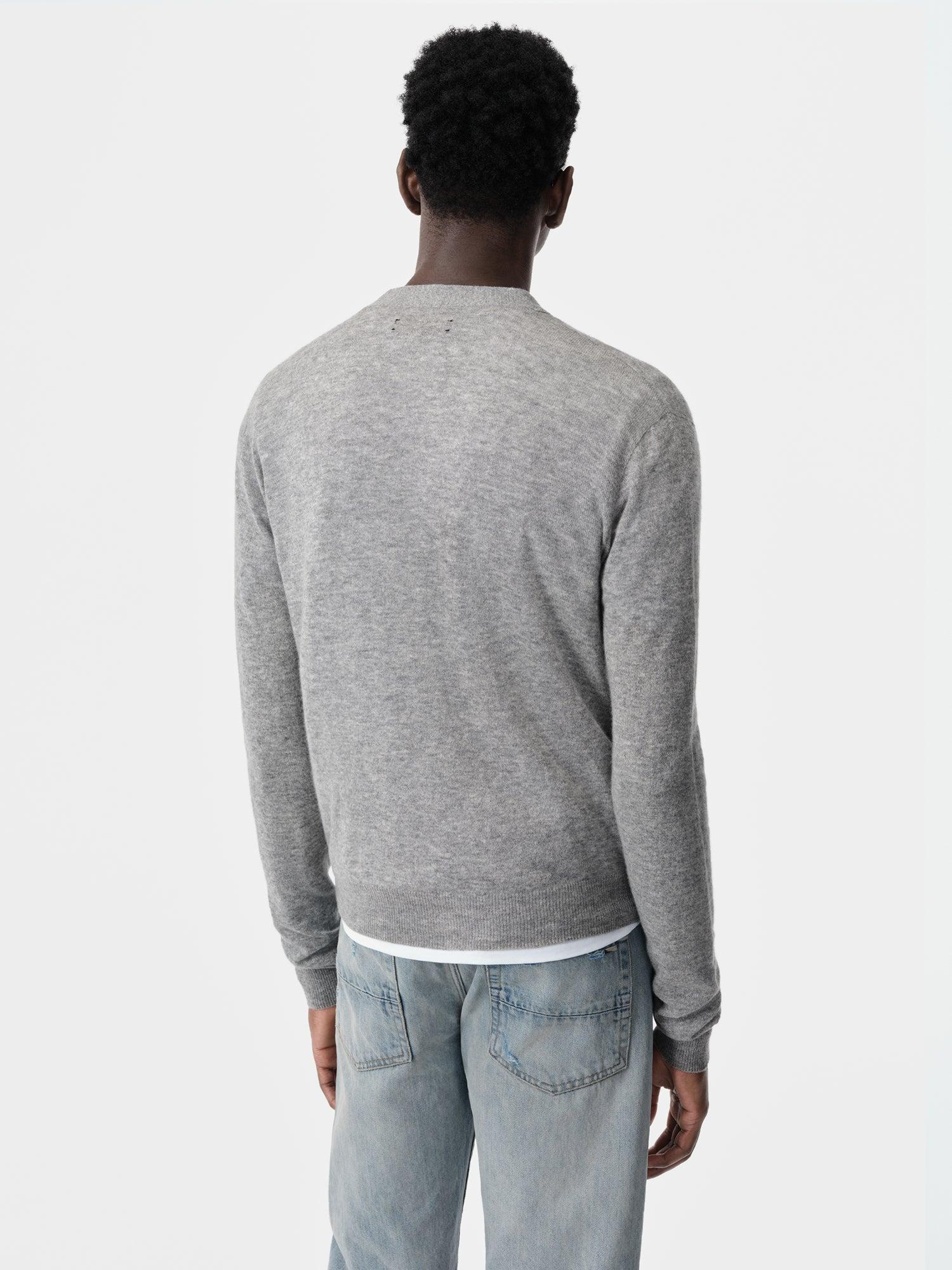 MA CARDIGAN - Grey Male Product Image