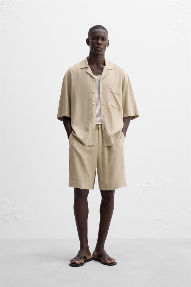 LINEN - VISCOSE SHORTS Product Image