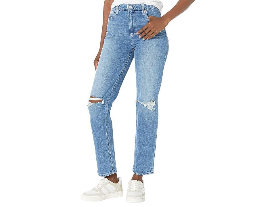 Paige Stella Straight in Reverb Destructed (Reverb Destructed) Women's Jeans Product Image