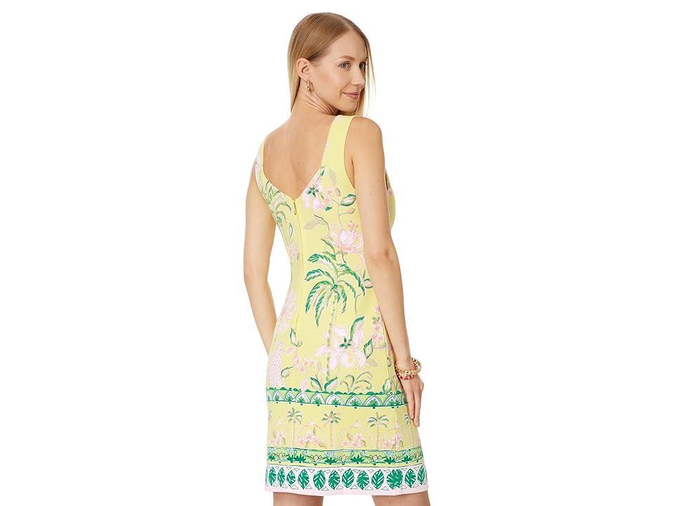 Lilly Pulitzer Del Rey Stretch Shift (Finch Tropical Oasis Engineered Knit Dress) Women's Dress Product Image