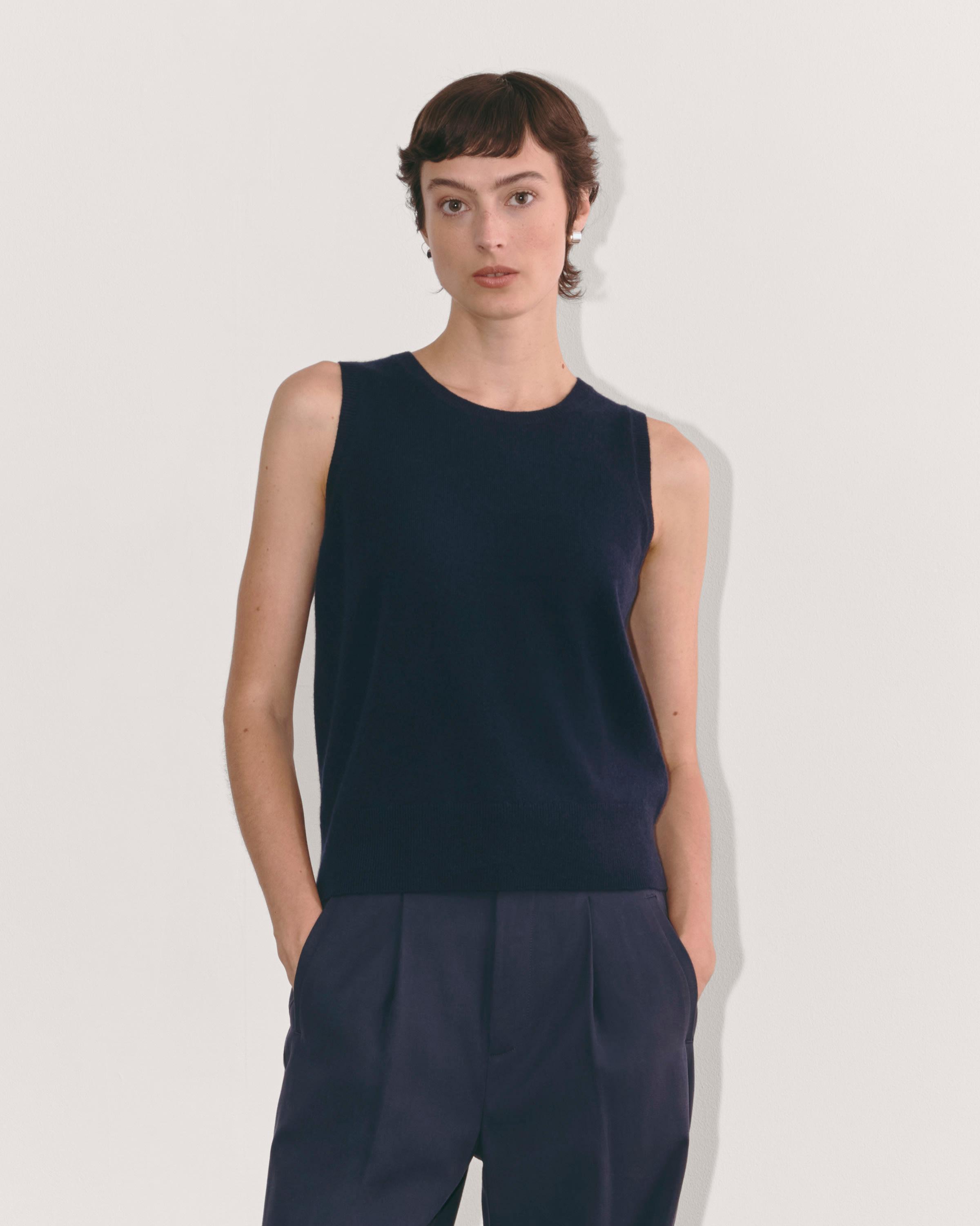 The Classic Tank in Cashmere Product Image