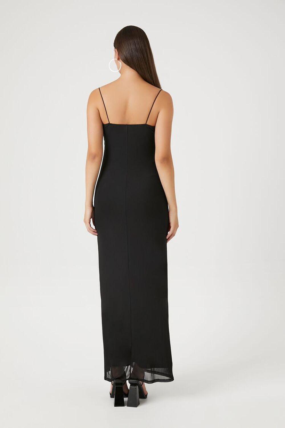 Mesh Cowl Neck Maxi Dress | Forever 21 Product Image