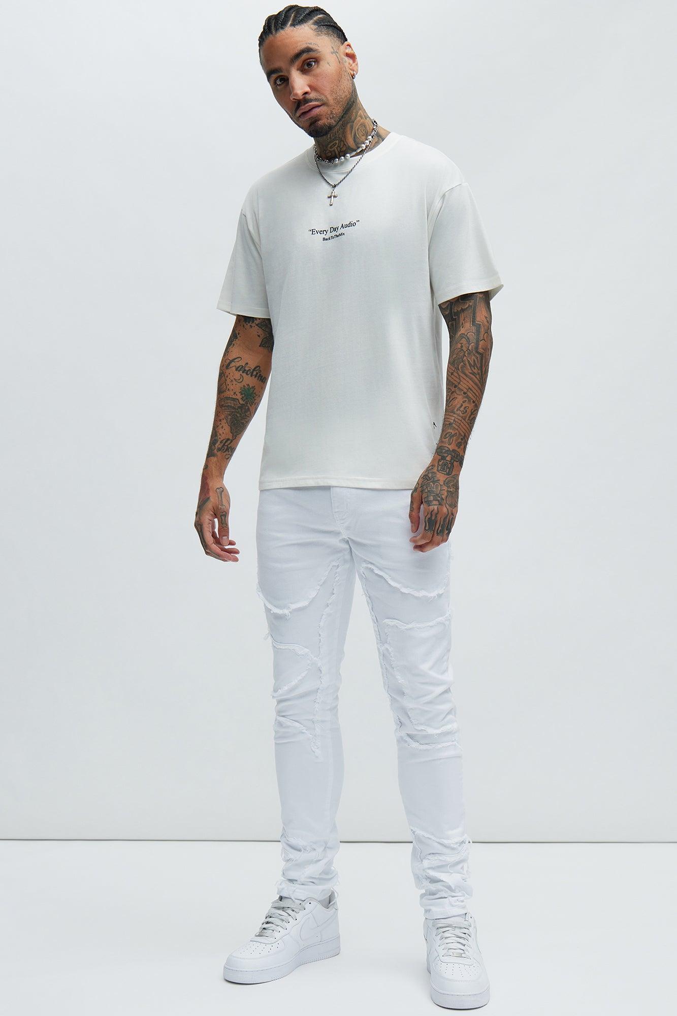 Every Day Audio Short Sleeve Tee - Cream Product Image