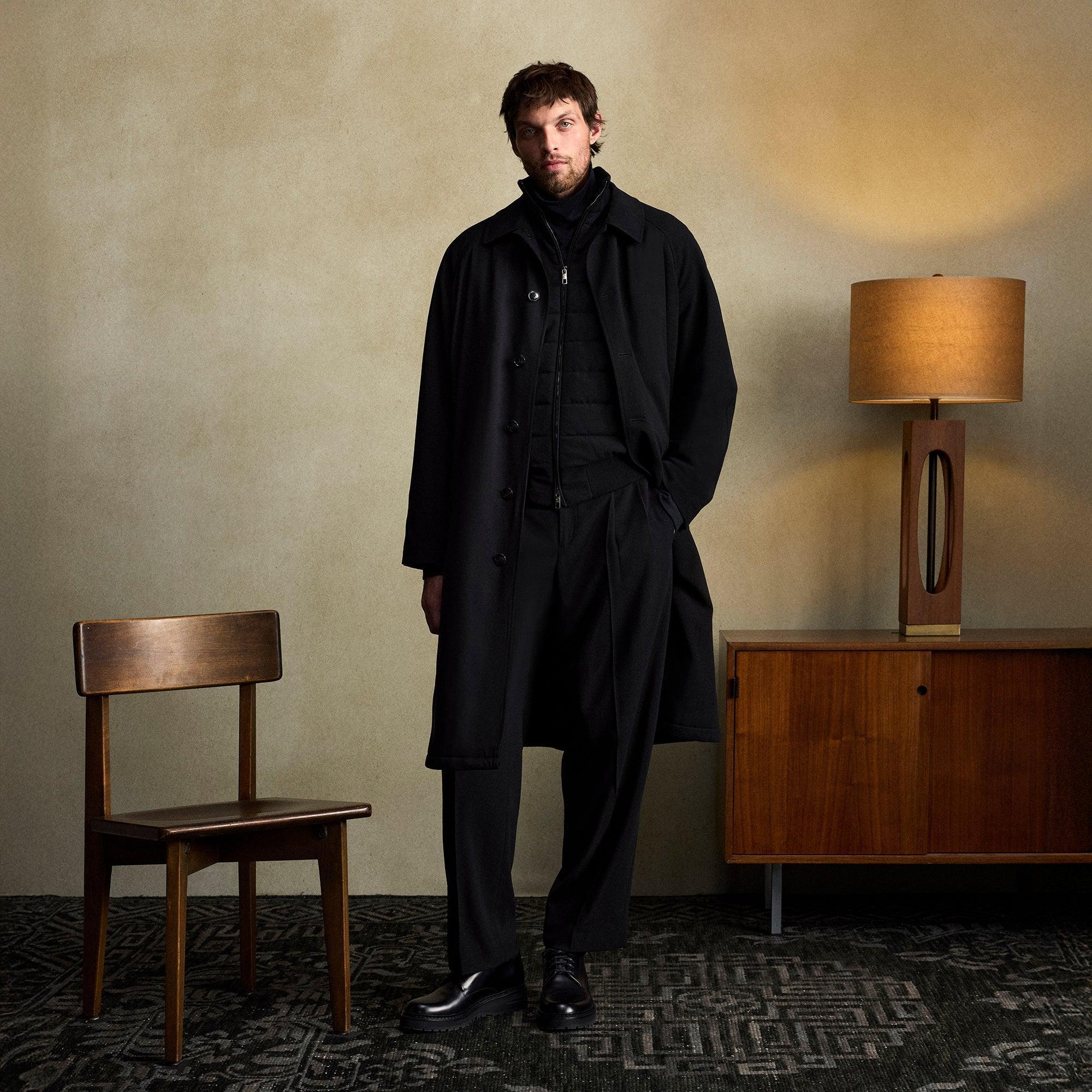 Kith & Giorgio Armani Coat - Black Male Product Image