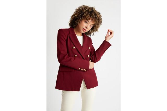 Caldwell Collection Womens Pauline Double Breasted Luxury Blazer Product Image