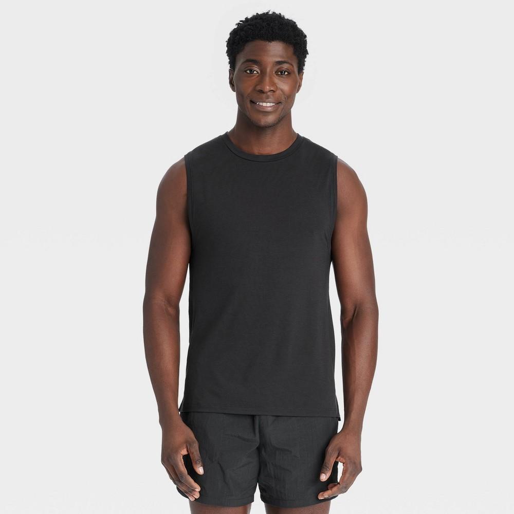 Mens Sleeveless Performance T-Shirt - All In Motion Black M Product Image