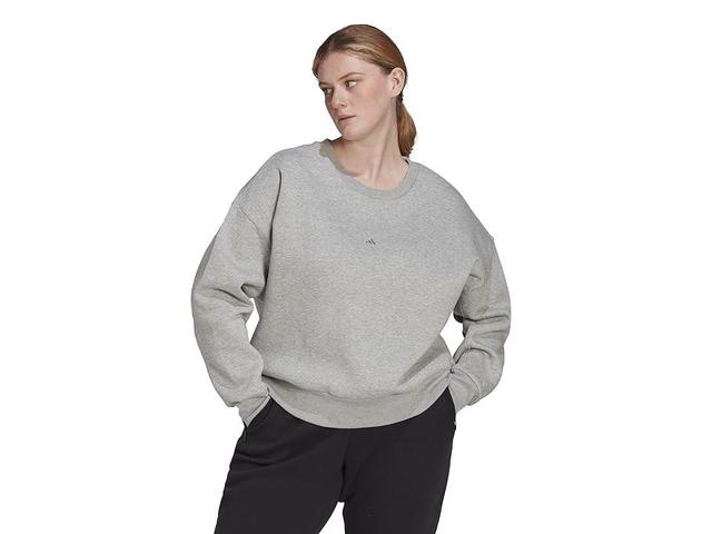 Adidas Womens ALL SZN Fleece Sweatshirt (Plus Product Image