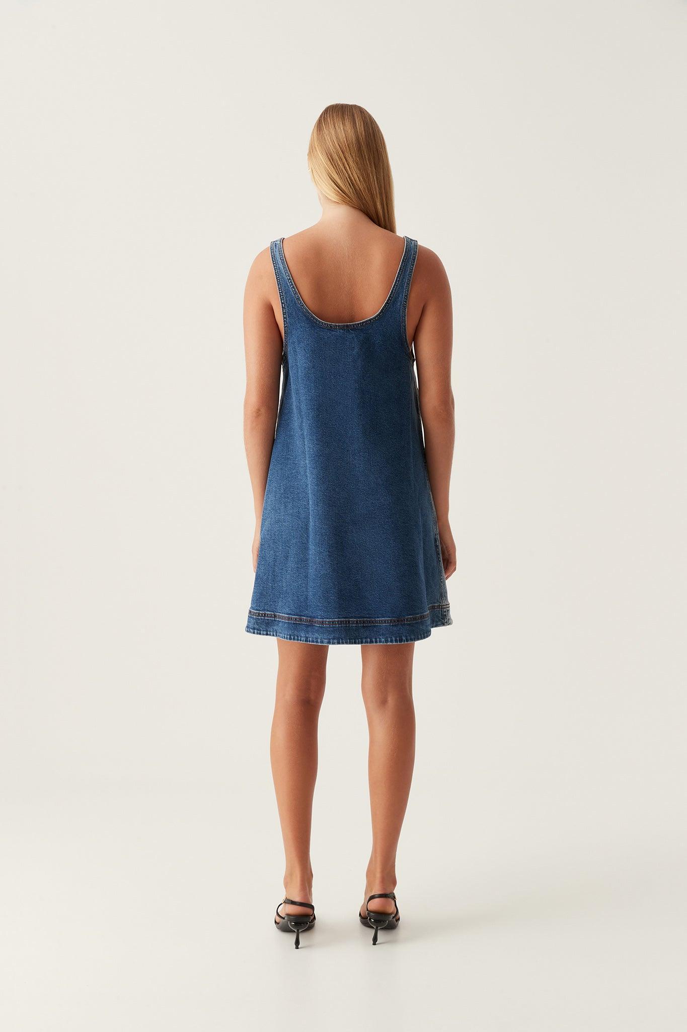 Bambie Denim Mini Dress Product Image