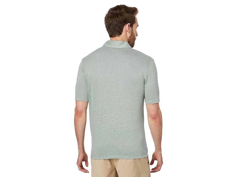 Mens Linen Polo Shirt Product Image