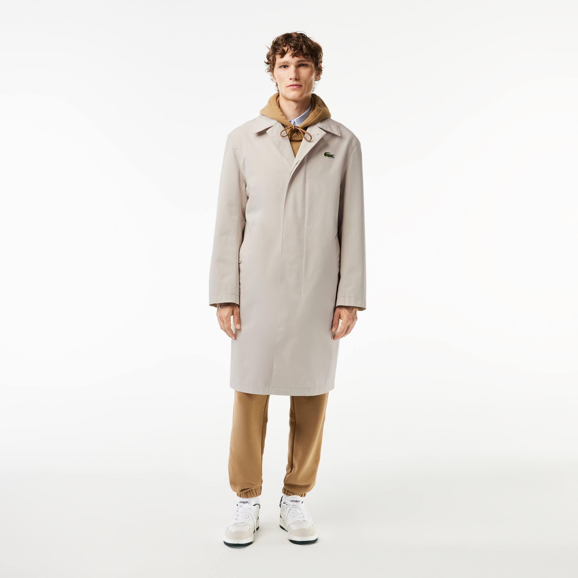 Lightweight Showerproof Cotton Twill Trench Coat Product Image