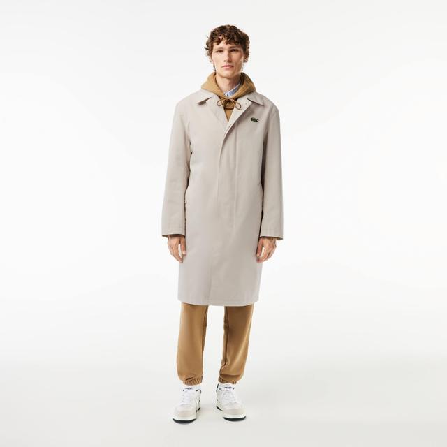 Lightweight Showerproof Cotton Twill Trench Coat Product Image