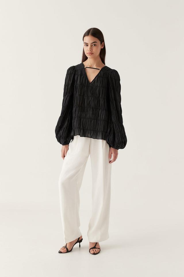 Evelina Ruched Blouse Product Image