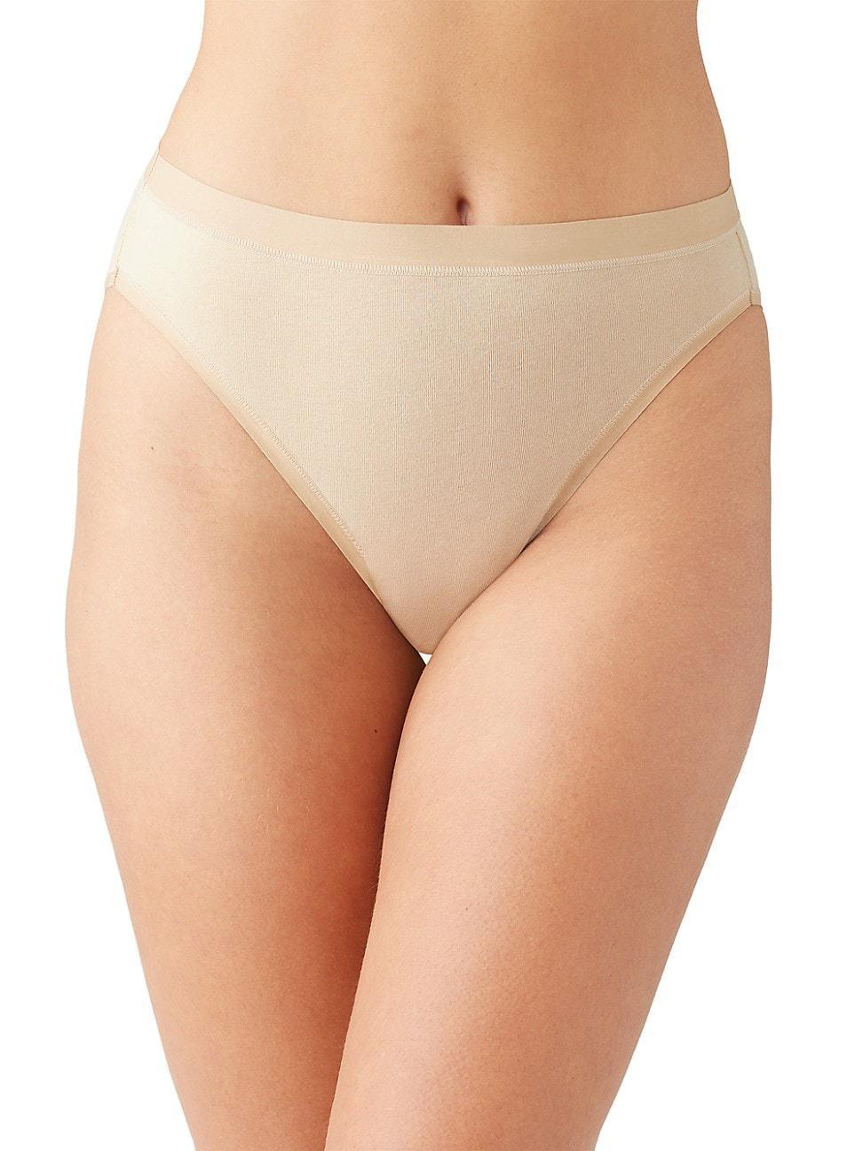 Womens Understated Cotton Hi-Cut Underwear 879362 Product Image