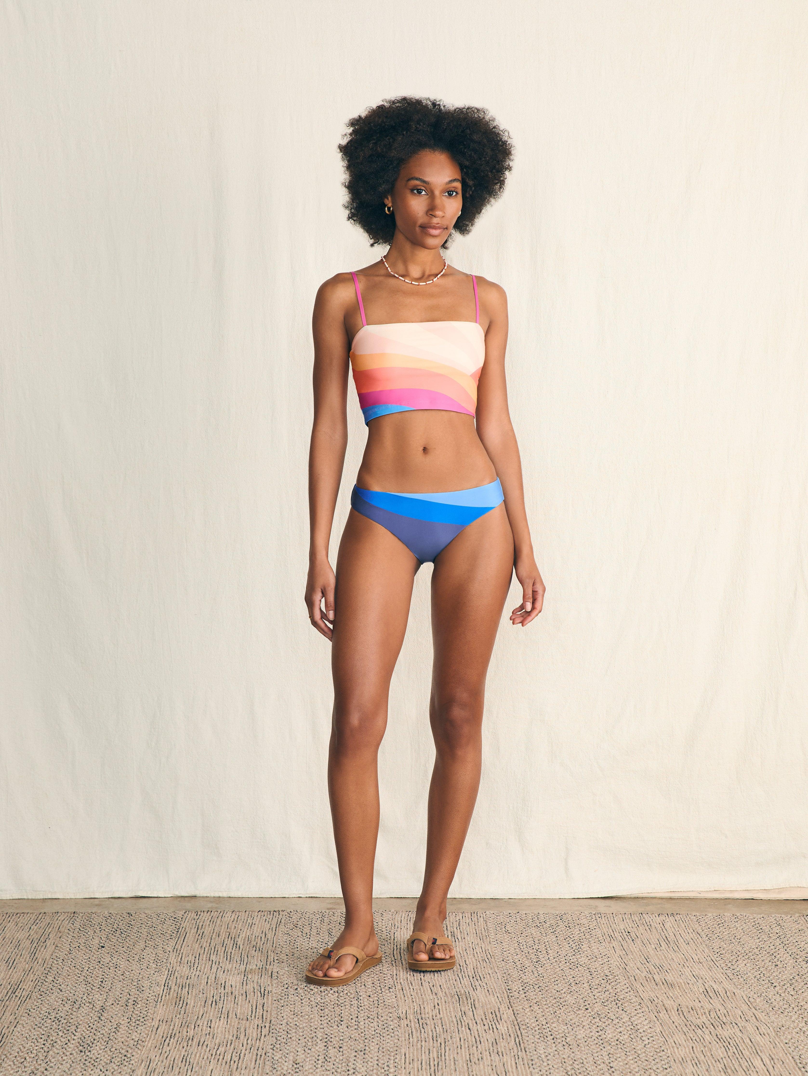 Seascape Bikini Bottom - Sun And Wave Female Product Image