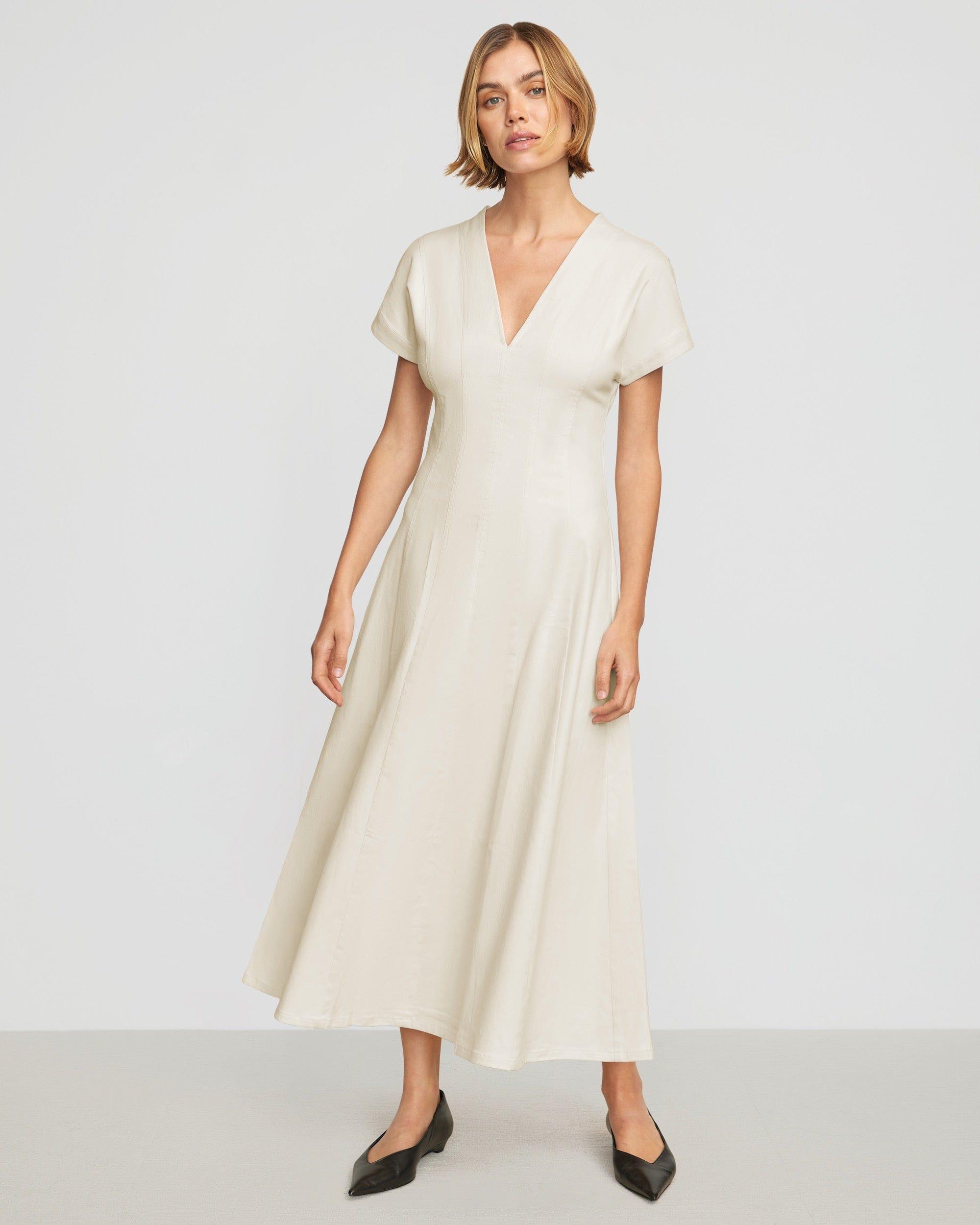 Ember Cotton Twill A-Line Dress Product Image