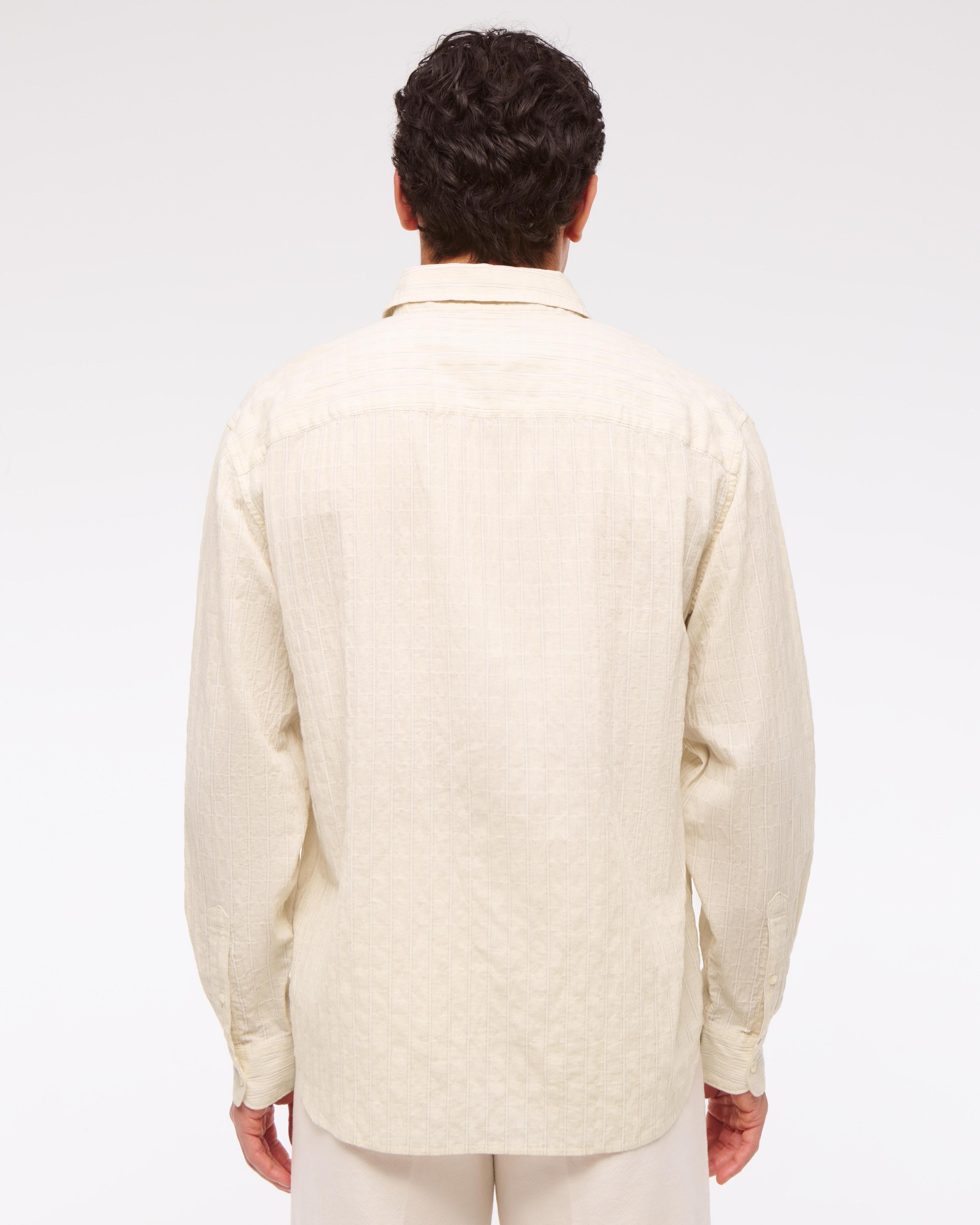 Textured Button-Up Shirt Product Image