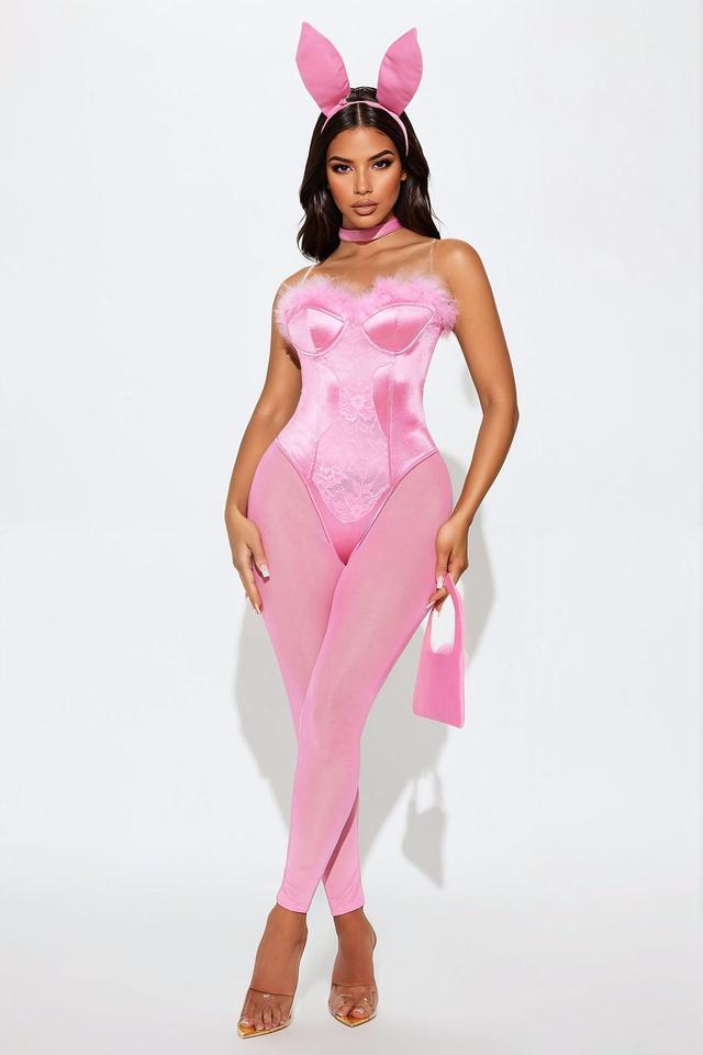 Cutest Sexy Bunny 5 Piece Costume Set - Pink Product Image