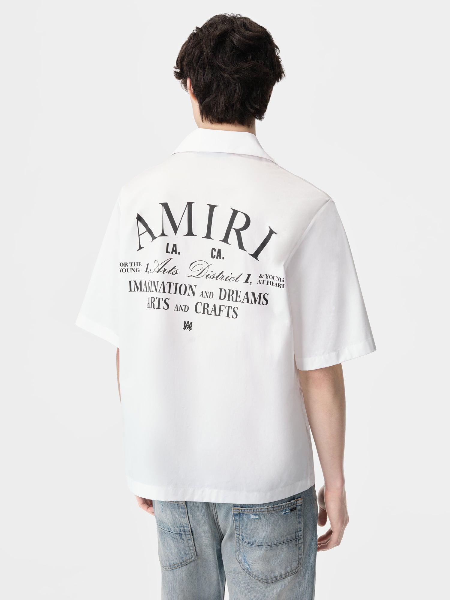 ARTS DISTRICT CAMP SHIRT - White Male Product Image