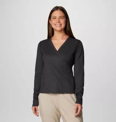 Columbia Women's Boundless Days Knit V-Neck Long Sleeve Shirt- Product Image