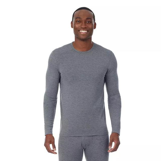 Mens Cuddl Duds Lightweight ModalCore Performance Base Layer Crew Top Grey Heather Product Image