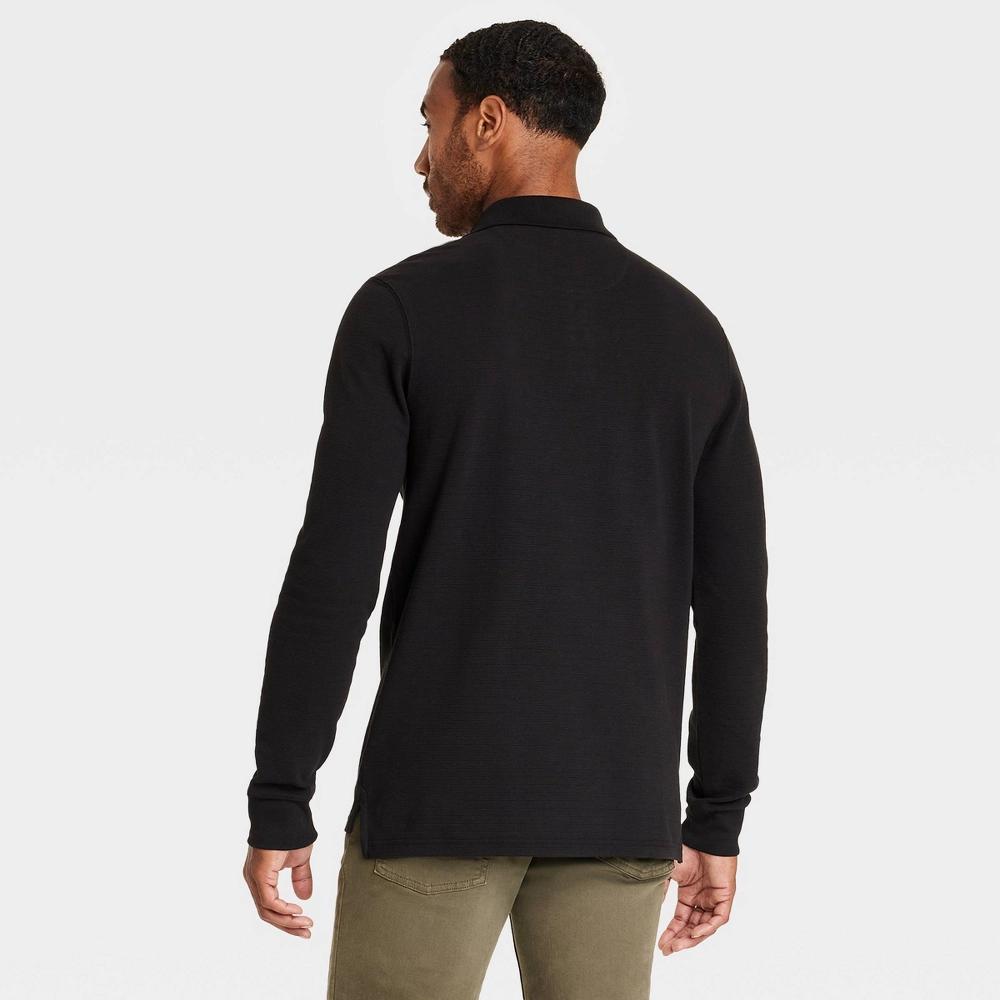 Men's Long Sleeve Polo Shirt - Goodfellow & Co™ Product Image