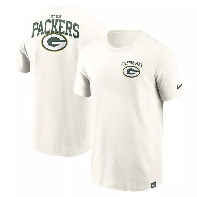 Mens Nike Cream Green Bay Packers Blitz Essential T-Shirt Product Image