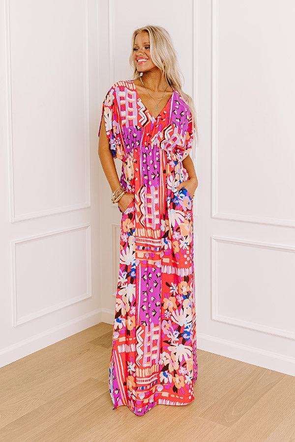 Peace and Petals Maxi Dress Product Image