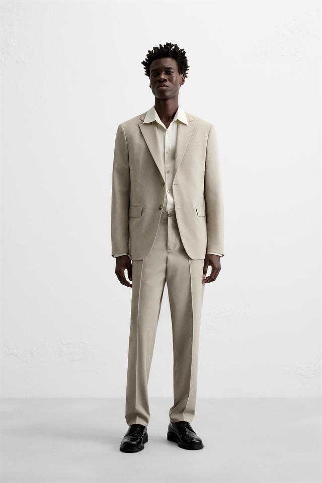 TEXTURED SUIT PANTS Product Image