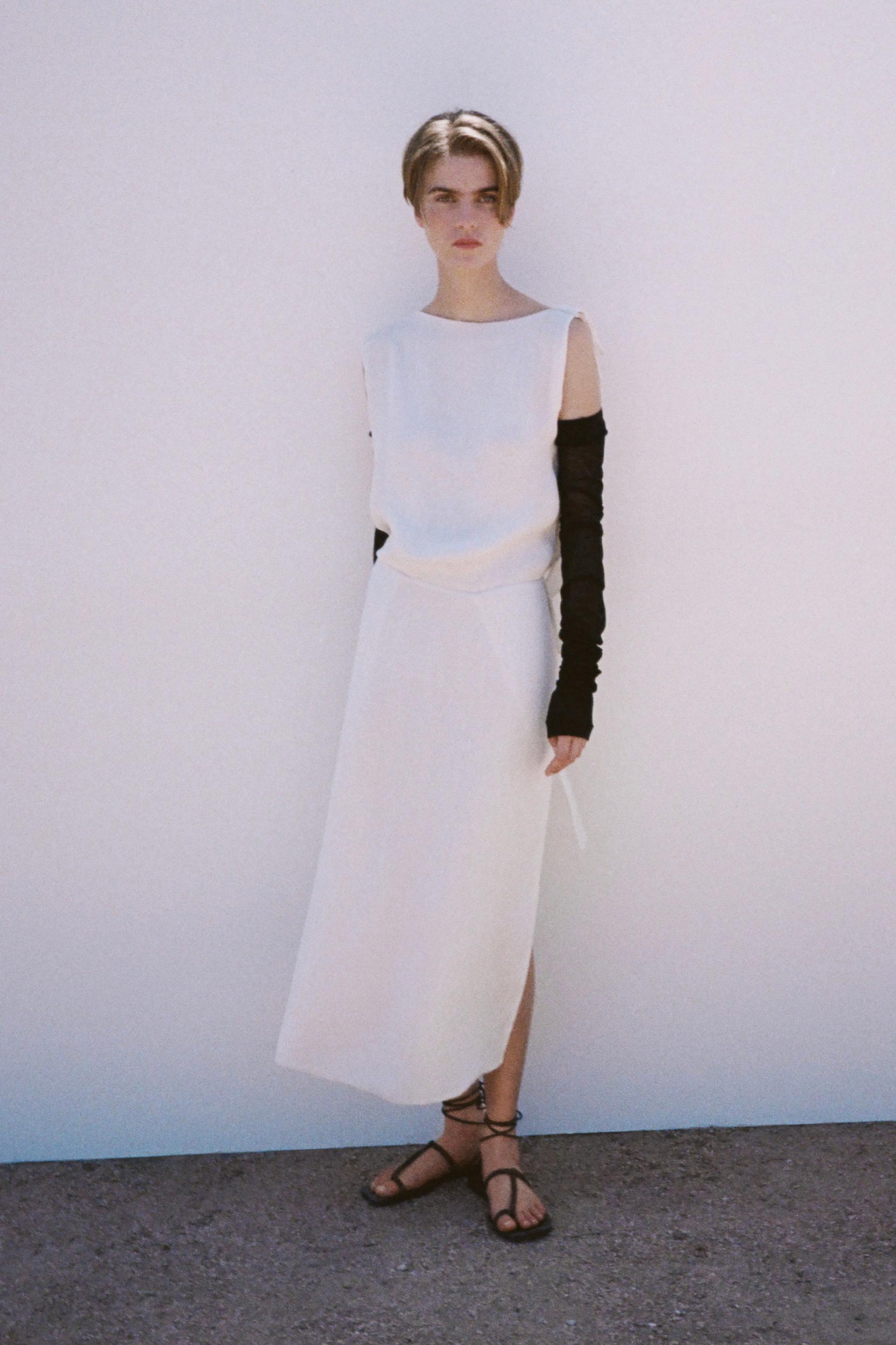 CIRC X ZARA LONG OPEN BACK DRESS Product Image