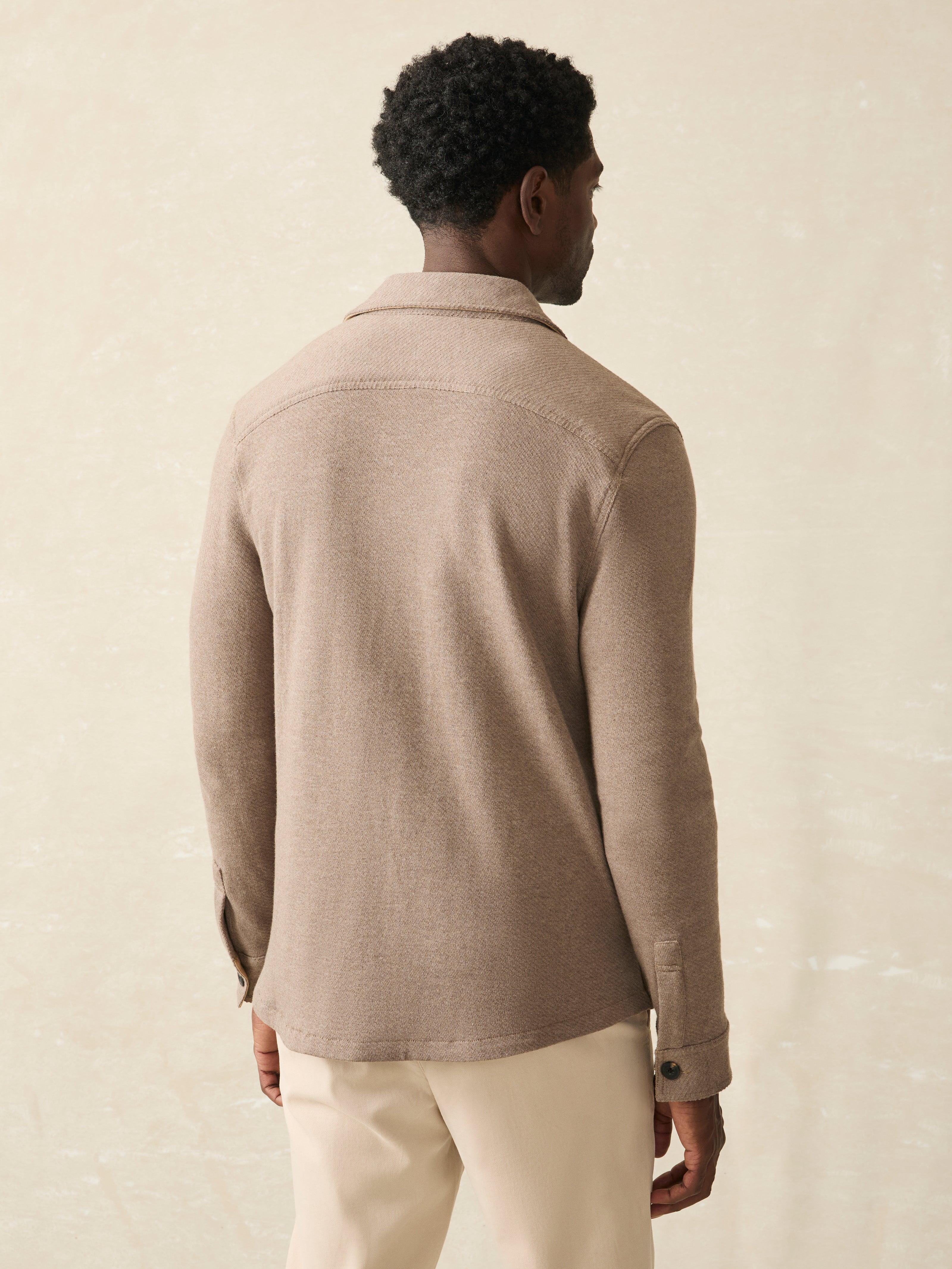 Inlet Knit CPO - Walnut Melange Male Product Image