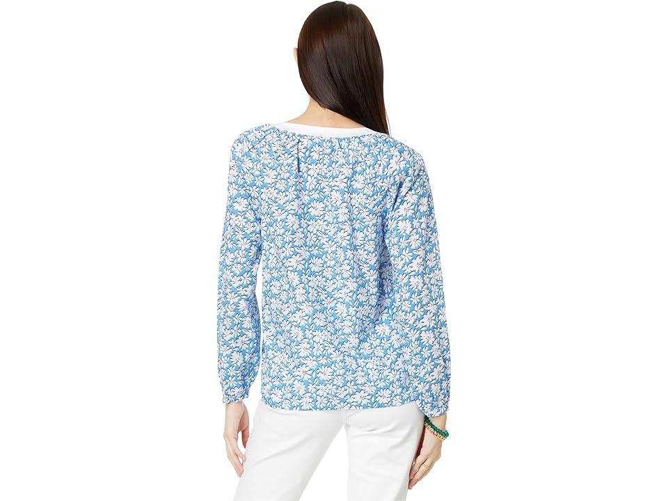 Lilly Pulitzer Camryn Tunic (Lunar Palm Beach Petals) Women's Clothing Product Image