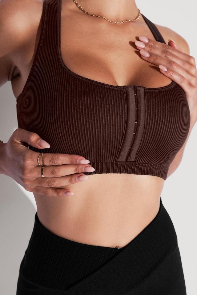 Hook It Up Seamless Bra - French Roast Product Image