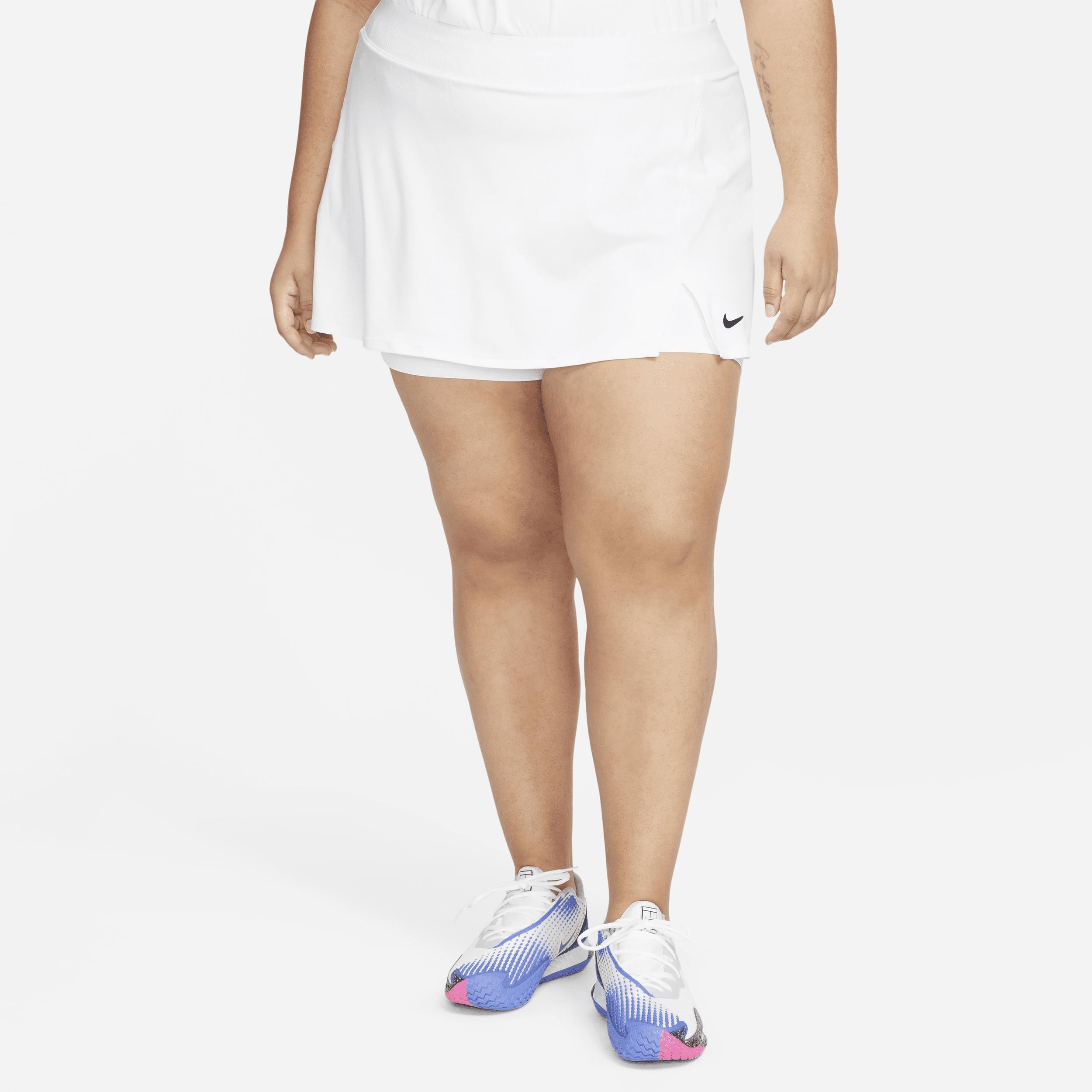 Nike Women's Court Dri-FIT Victory Tennis Skirt (Plus Size) in White, Size: 2X  Product Image