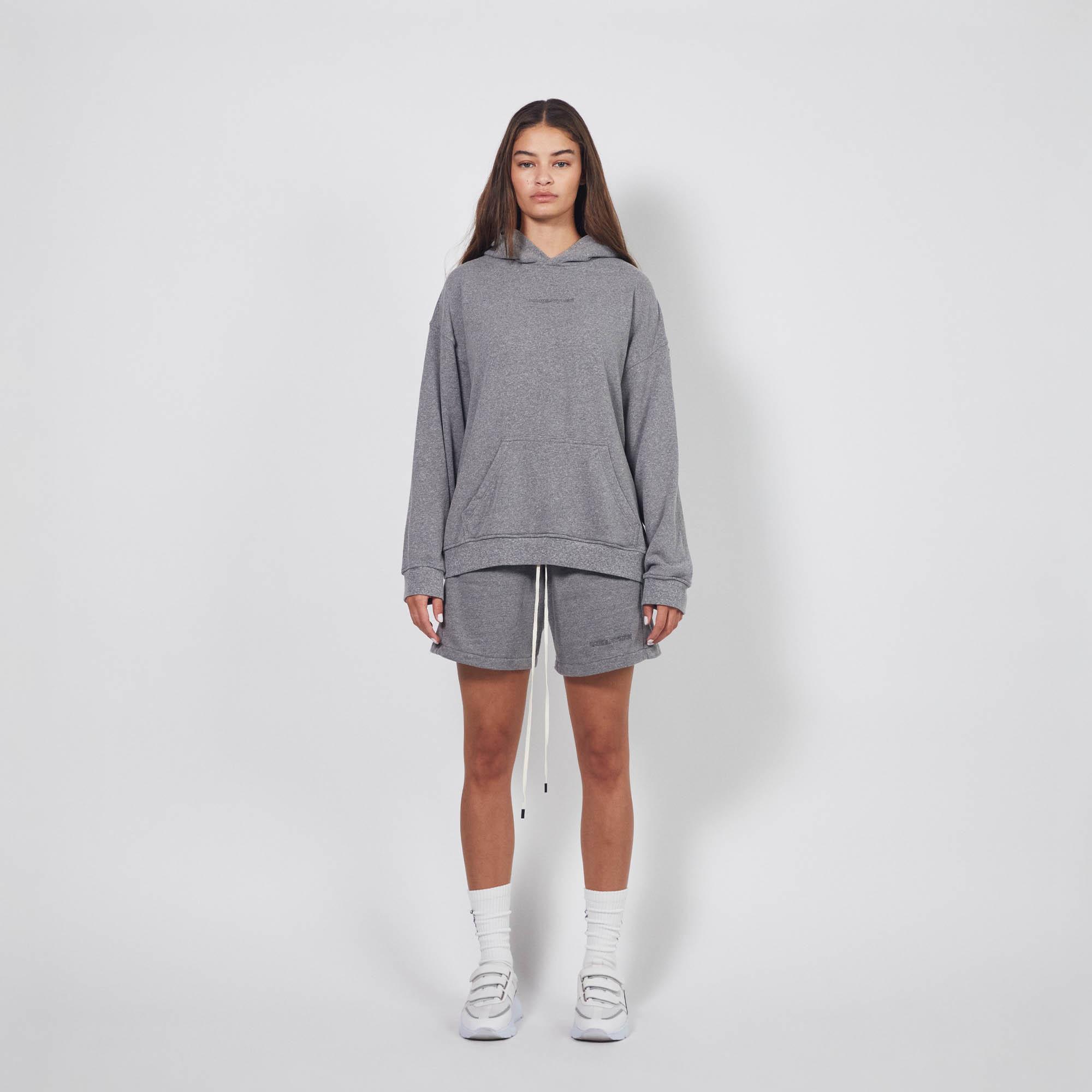 loop terry standard hoodie / heather grey Product Image