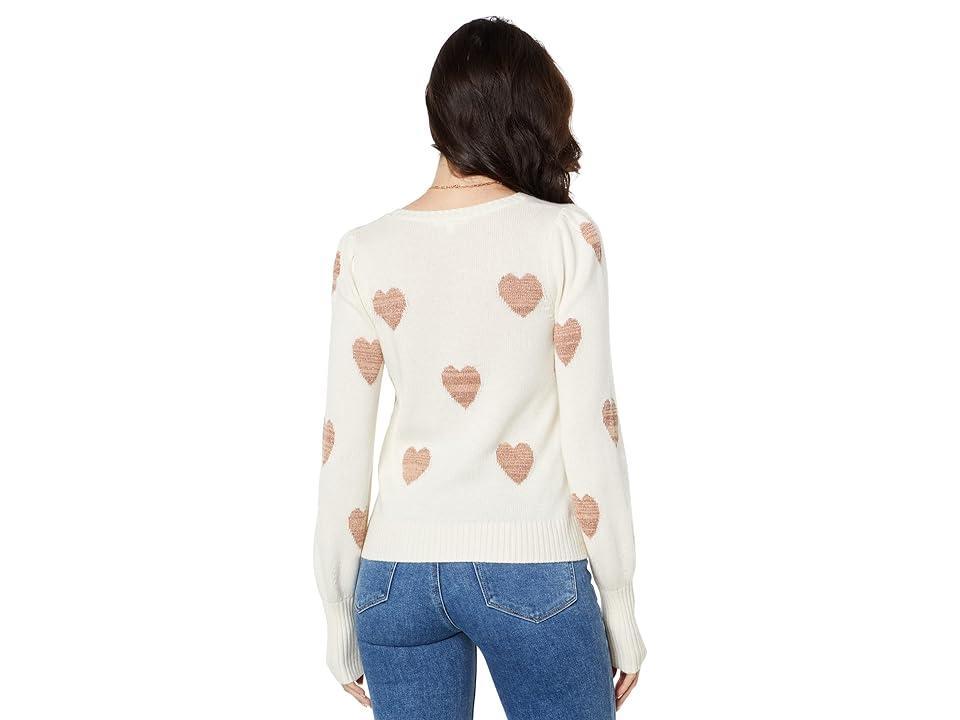 Splendid Annabelle Sweater (Marshmallow) Women's Clothing Product Image