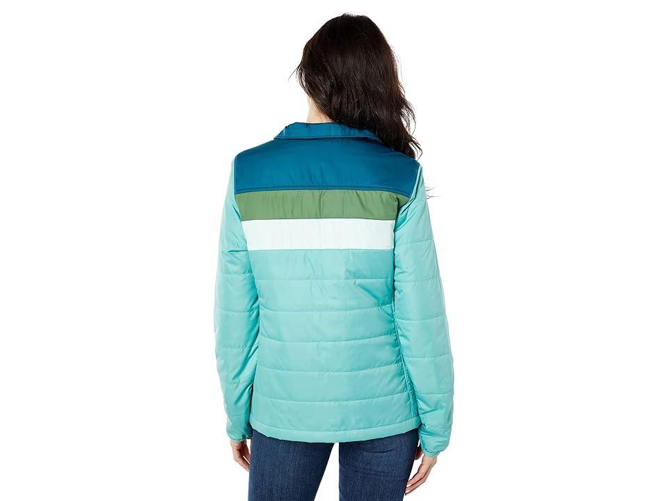 L.L.Bean Women's Mountain Classic Puffer Colorblock Jacket Storm Blue / Steel Blue Product Image