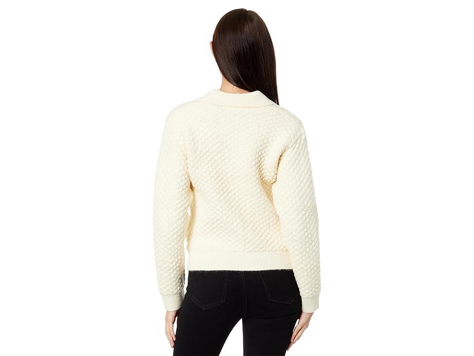 English Factory Textured V-Neck Sweater Product Image