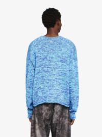 SPACE DYE CREWNECK SWEATER in blue | JW Anderson US  Product Image