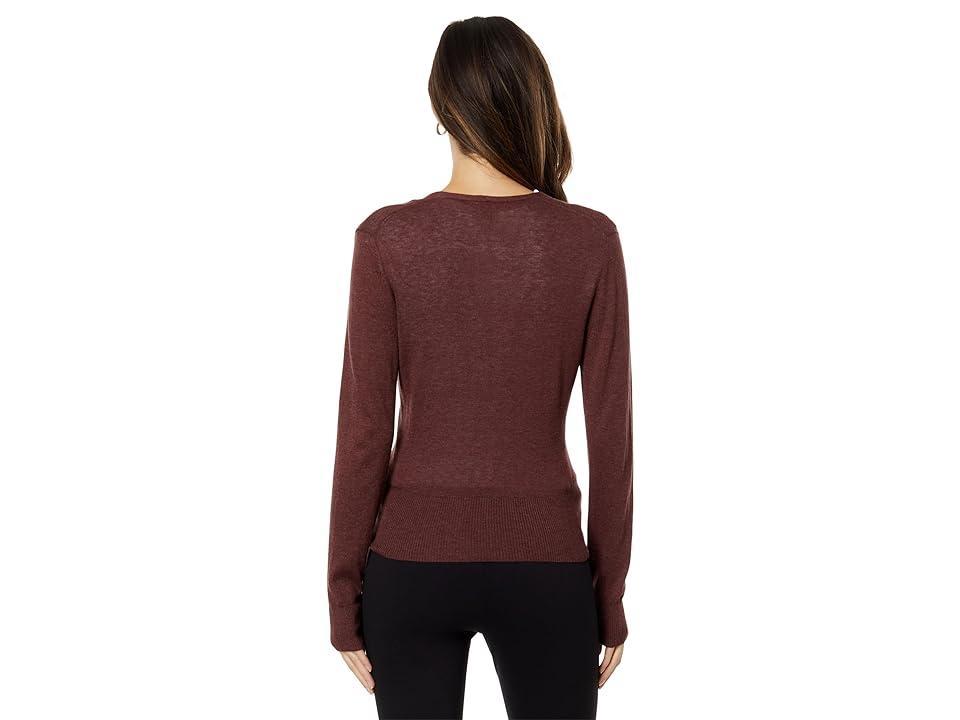 NIC+ZOE All Year 4-Way Cardigan (Redwood) Women's Sweater Product Image