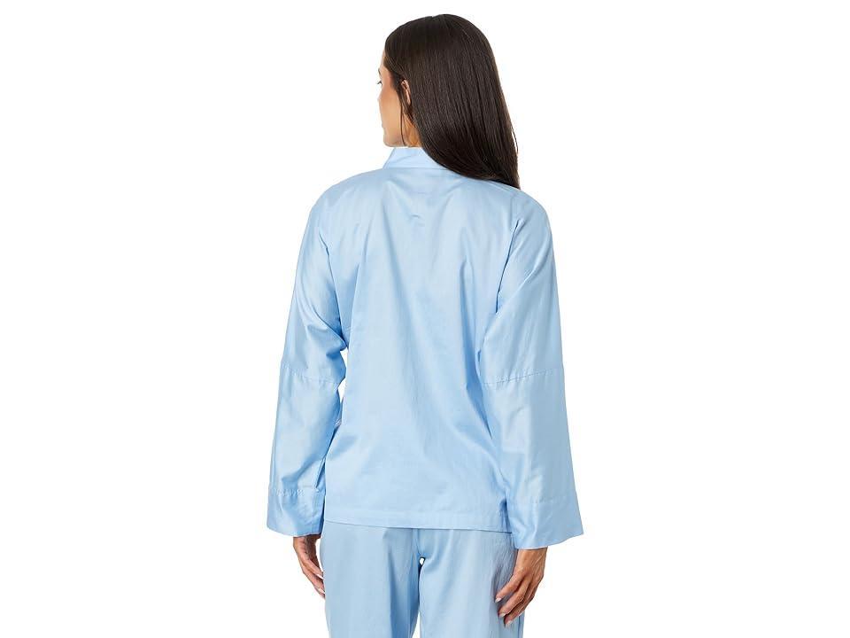 Natori Cotton Sateen Essentials PJ Set (Bluebell) Women's Pajama Sets Product Image