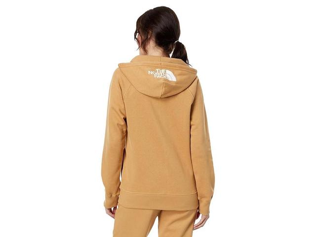 The North Face Brand Proud Full Zip Hoodie (Almond Butter/TNF White) Women's Clothing Product Image