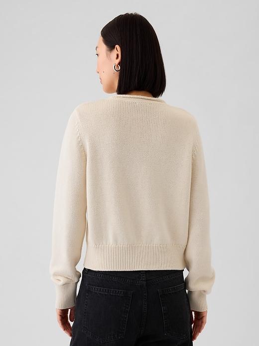 Cropped Rollneck Sweater Product Image