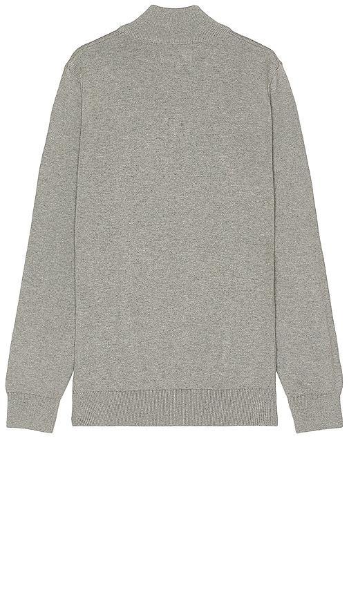 Barbour Half Zip Sweater in Grey. Size S, XL/1X. Product Image