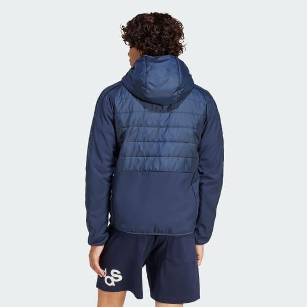 Essentials 3-Stripes Insulated Hooded Hybrid Jacket Product Image