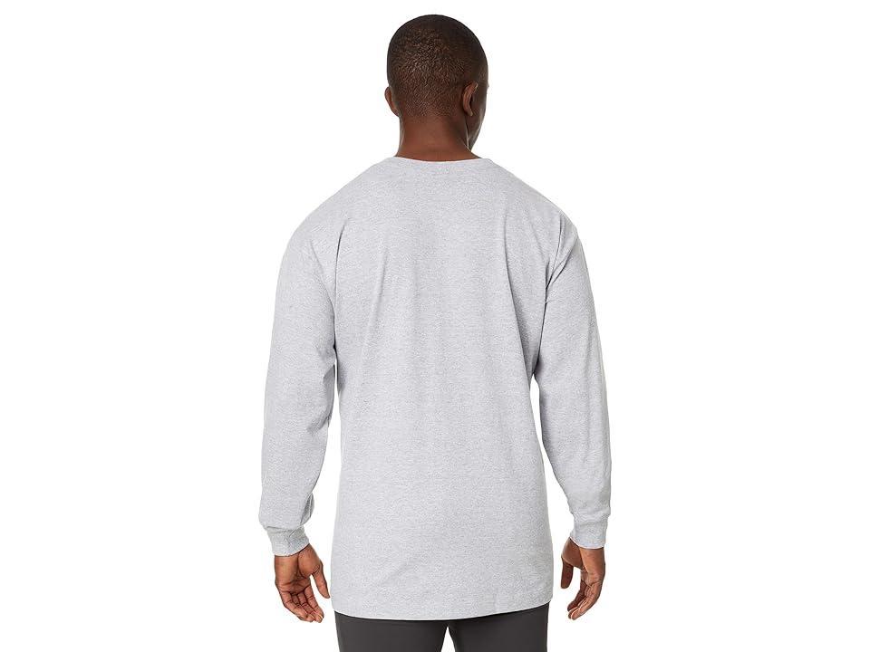 Carhartt Signature Sleeve Logo L/S Tee (Heather ) Men's T Shirt Product Image