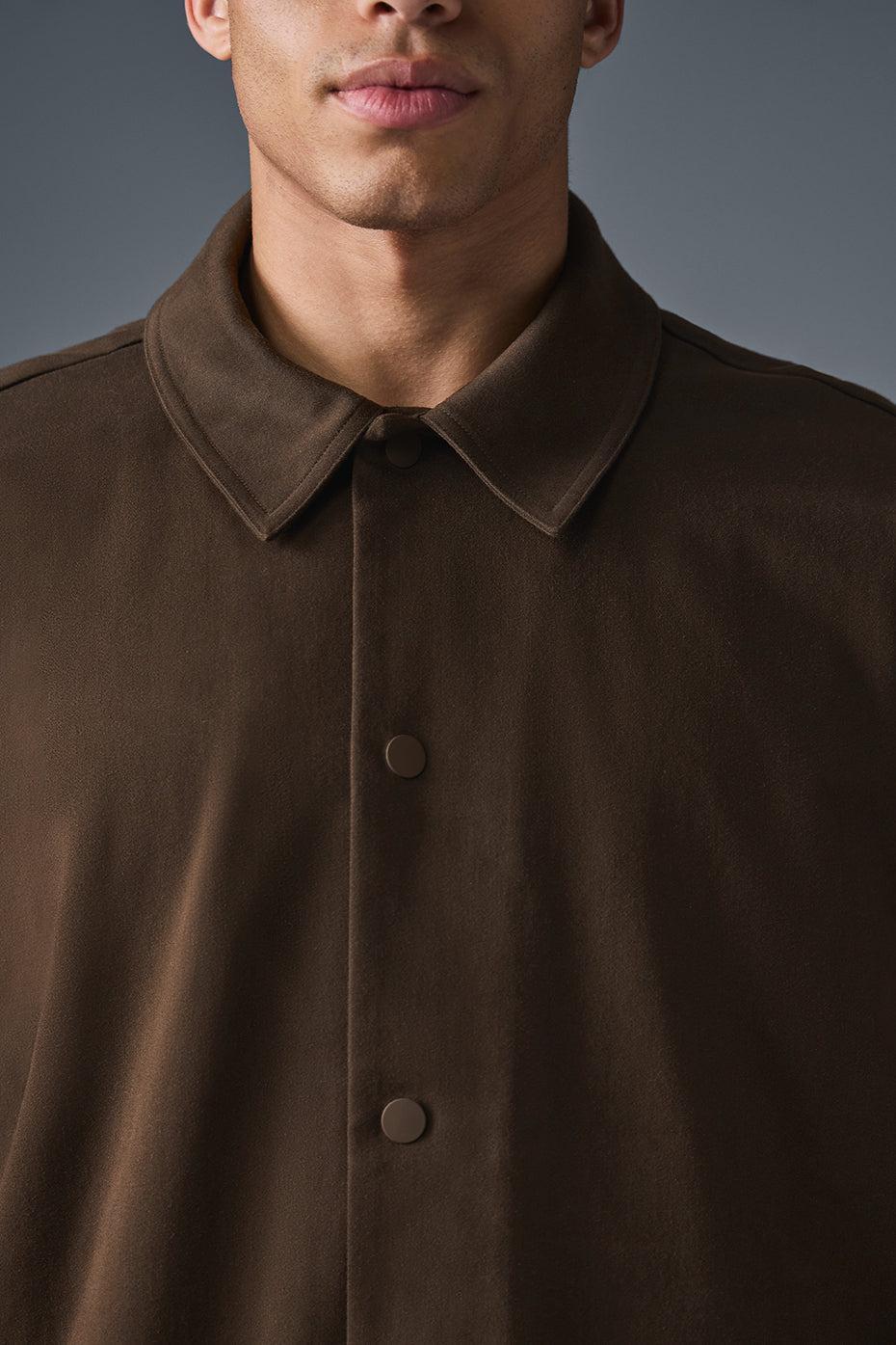 Edition Sueded Jacket - Espresso Male Product Image