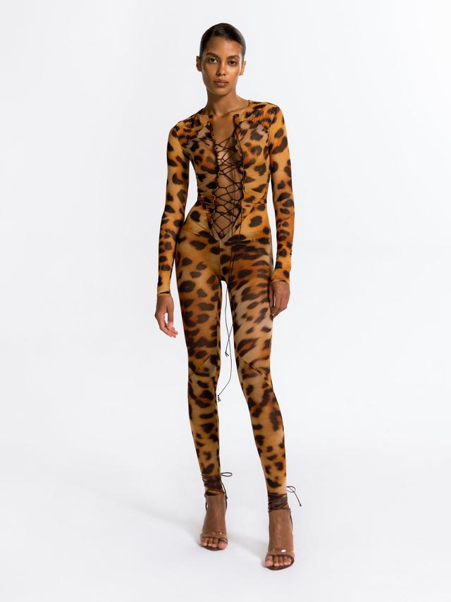 Leeloominai jumpsuit in Leopard Product Image