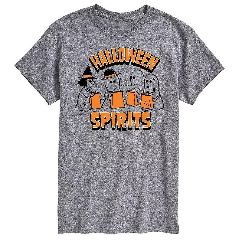 Mens Peanuts Halloween Spirits Graphic Tee Product Image