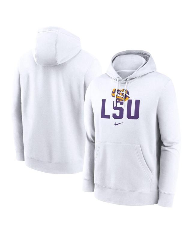 Mens Nike LSU Tigers Primetime Club Fleece Pullover Hoodie Product Image