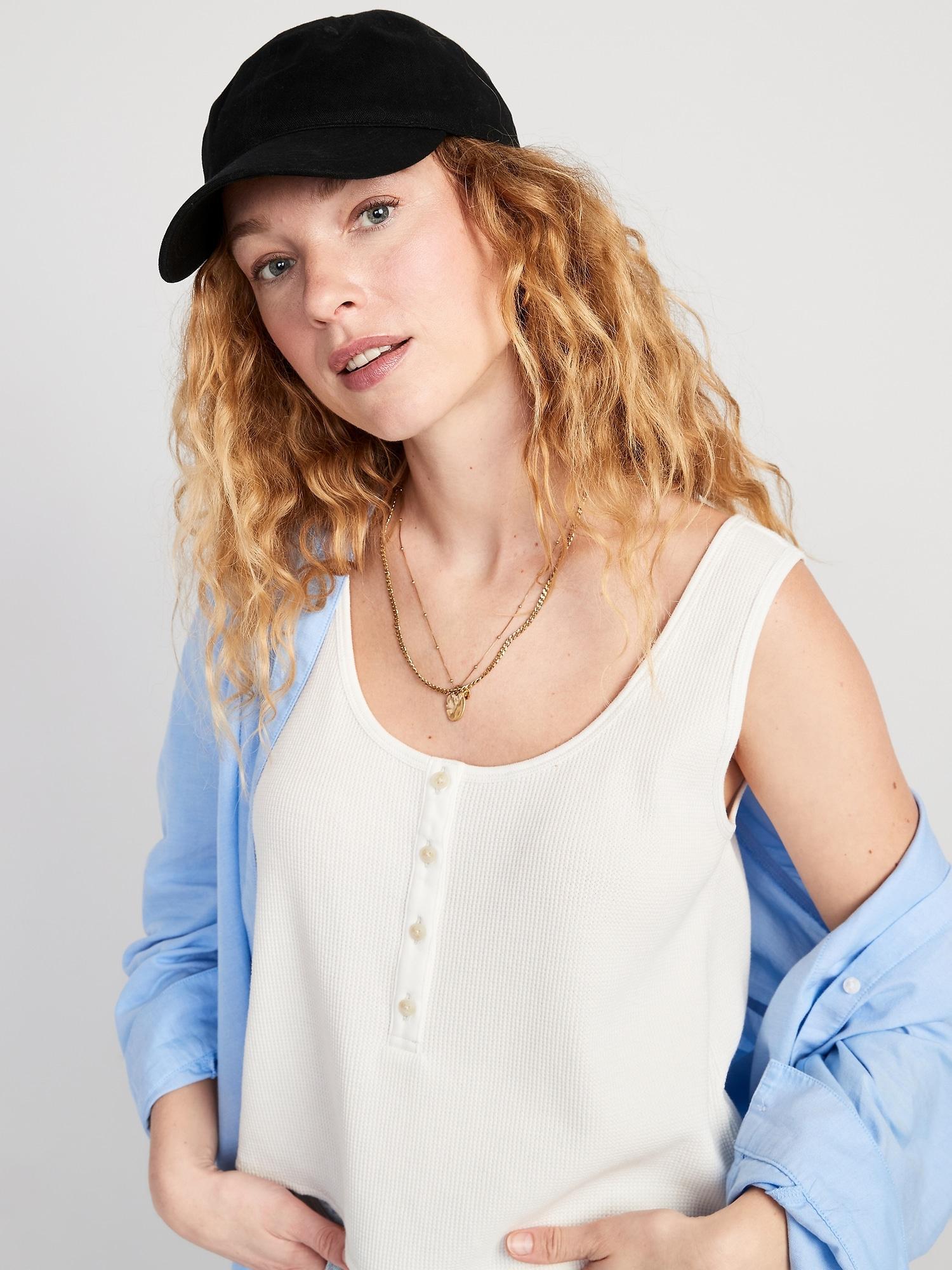 Canvas Baseball Cap for Women Product Image